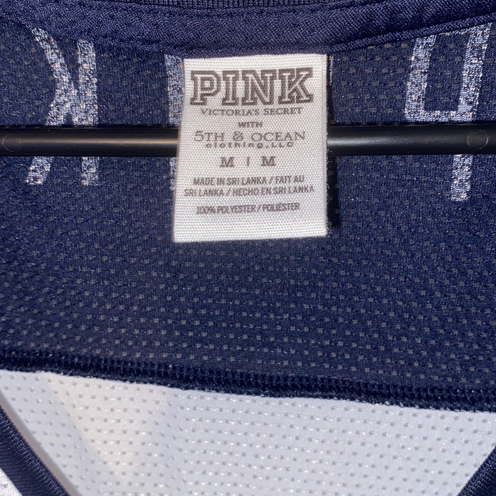 Victoria’s Secret Pink Pitt short sleeve T-shirt V-neck jersey style - Picture 6 of 7